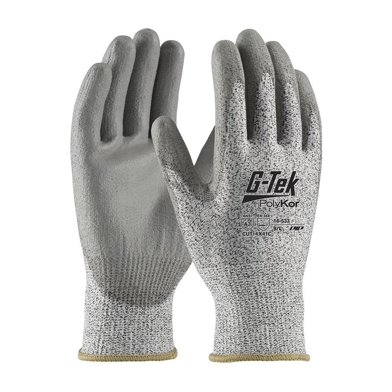 G-TEK POLYKOR 16-533 PU PALM COAT - Cut Resistant Gloves